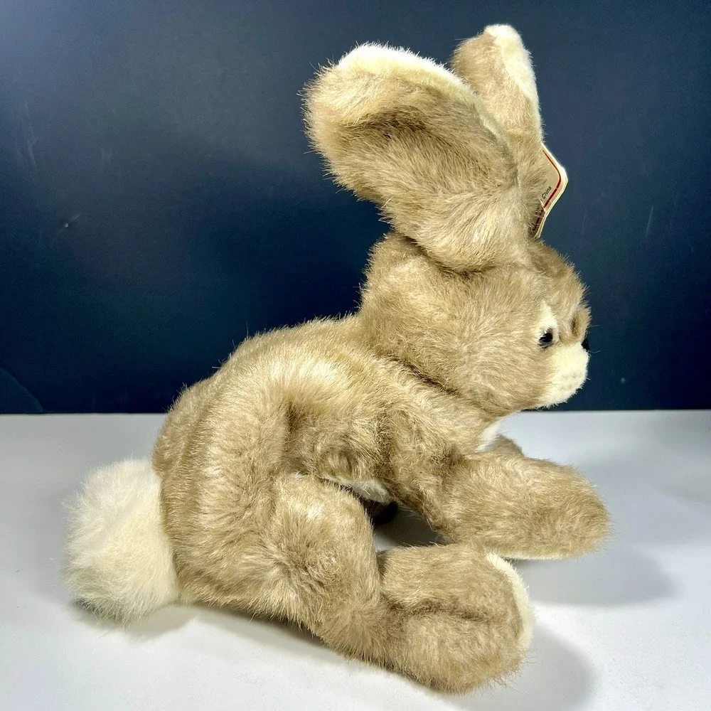 VINTAGE A&A Plush Bunny Rabbit Stuffed Realistic Soft N' Cuddly 11